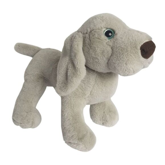 GANZ Weimaranizer Dog 10" Gray Plush  Stuffed Animal 2009 Retired Webkinz Toy - Picture 3 of 11